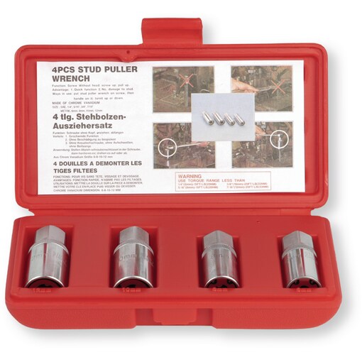 Støttebolt uddriversæt 6 -12 mm 1/2